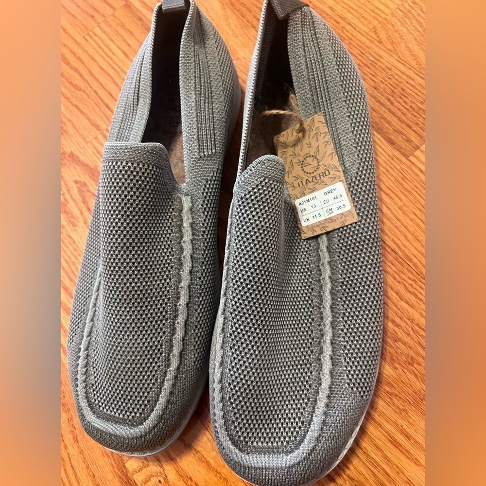 Men's Gray Slip-On Loafers